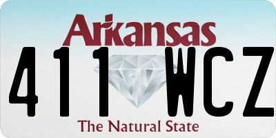 AR license plate 411WCZ