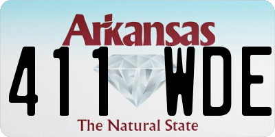 AR license plate 411WDE