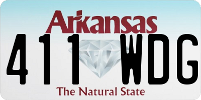 AR license plate 411WDG