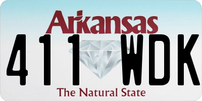 AR license plate 411WDK