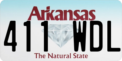 AR license plate 411WDL