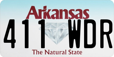 AR license plate 411WDR