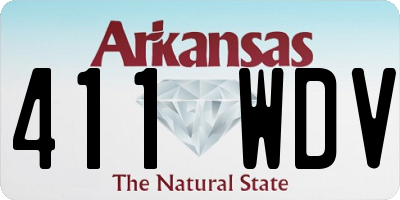 AR license plate 411WDV