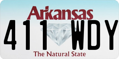 AR license plate 411WDY