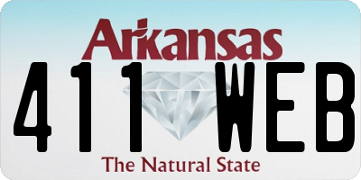 AR license plate 411WEB