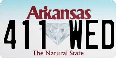 AR license plate 411WED