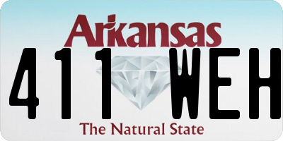 AR license plate 411WEH