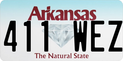 AR license plate 411WEZ