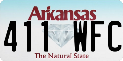 AR license plate 411WFC