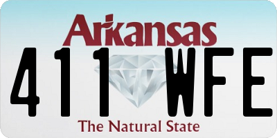 AR license plate 411WFE
