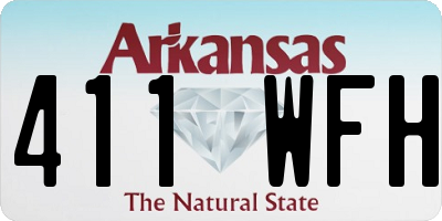 AR license plate 411WFH