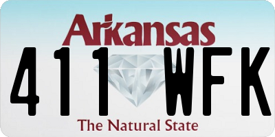 AR license plate 411WFK