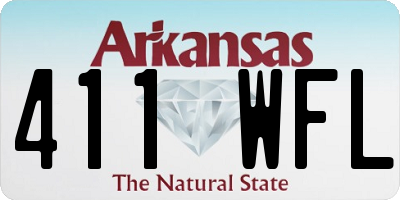 AR license plate 411WFL