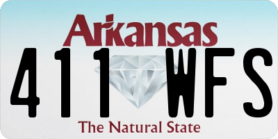AR license plate 411WFS