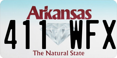 AR license plate 411WFX