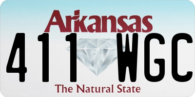 AR license plate 411WGC