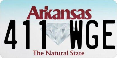AR license plate 411WGE