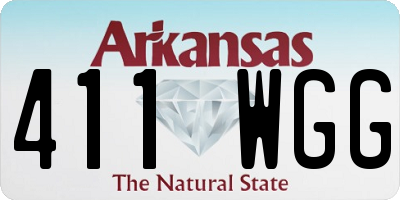 AR license plate 411WGG