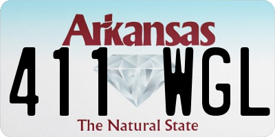 AR license plate 411WGL