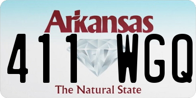 AR license plate 411WGQ