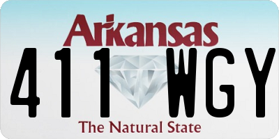 AR license plate 411WGY