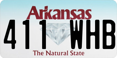 AR license plate 411WHB