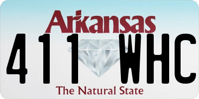 AR license plate 411WHC