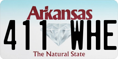 AR license plate 411WHE