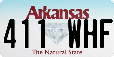 AR license plate 411WHF