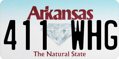 AR license plate 411WHG