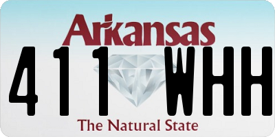 AR license plate 411WHH