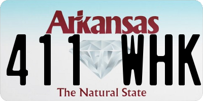 AR license plate 411WHK