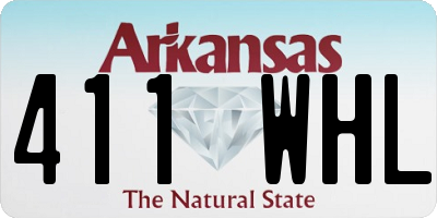 AR license plate 411WHL