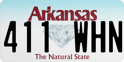 AR license plate 411WHN