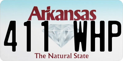 AR license plate 411WHP