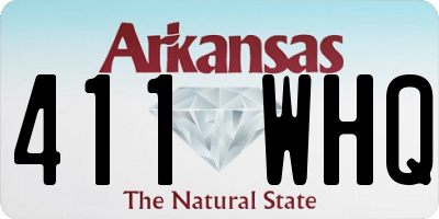 AR license plate 411WHQ