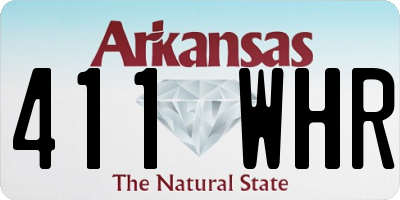 AR license plate 411WHR