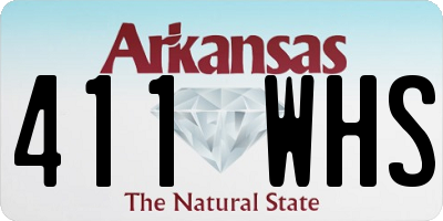 AR license plate 411WHS