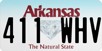 AR license plate 411WHV