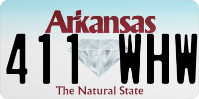AR license plate 411WHW