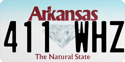 AR license plate 411WHZ