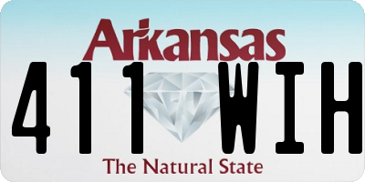 AR license plate 411WIH