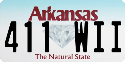 AR license plate 411WII