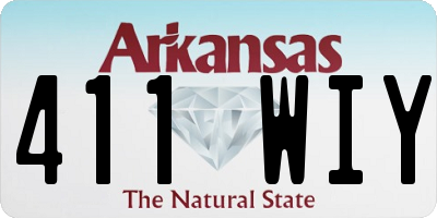 AR license plate 411WIY