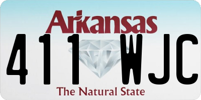 AR license plate 411WJC