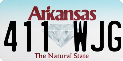 AR license plate 411WJG