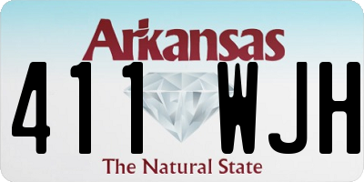 AR license plate 411WJH