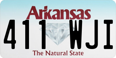 AR license plate 411WJI