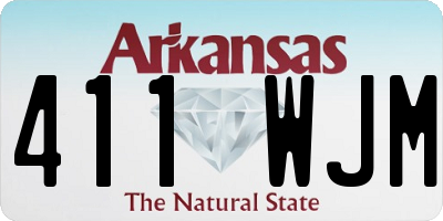 AR license plate 411WJM