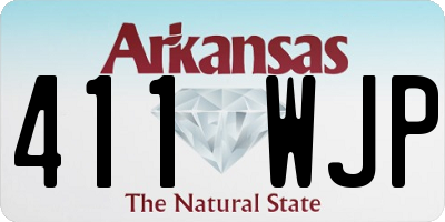 AR license plate 411WJP